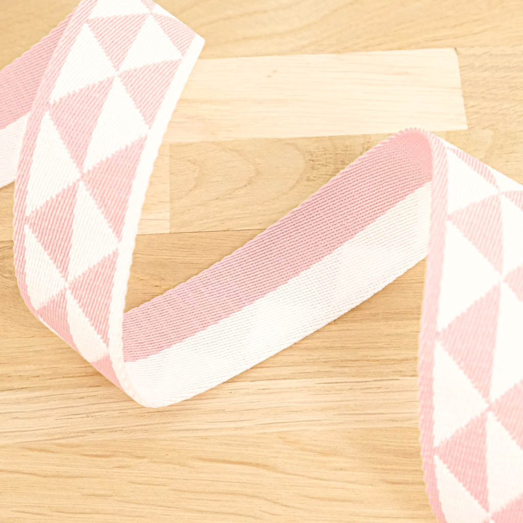 Pink Triangle Geometric Strap - Maison Klem